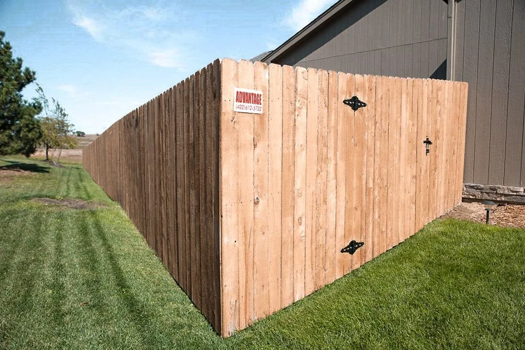 Fence installed by Advantage Fencing